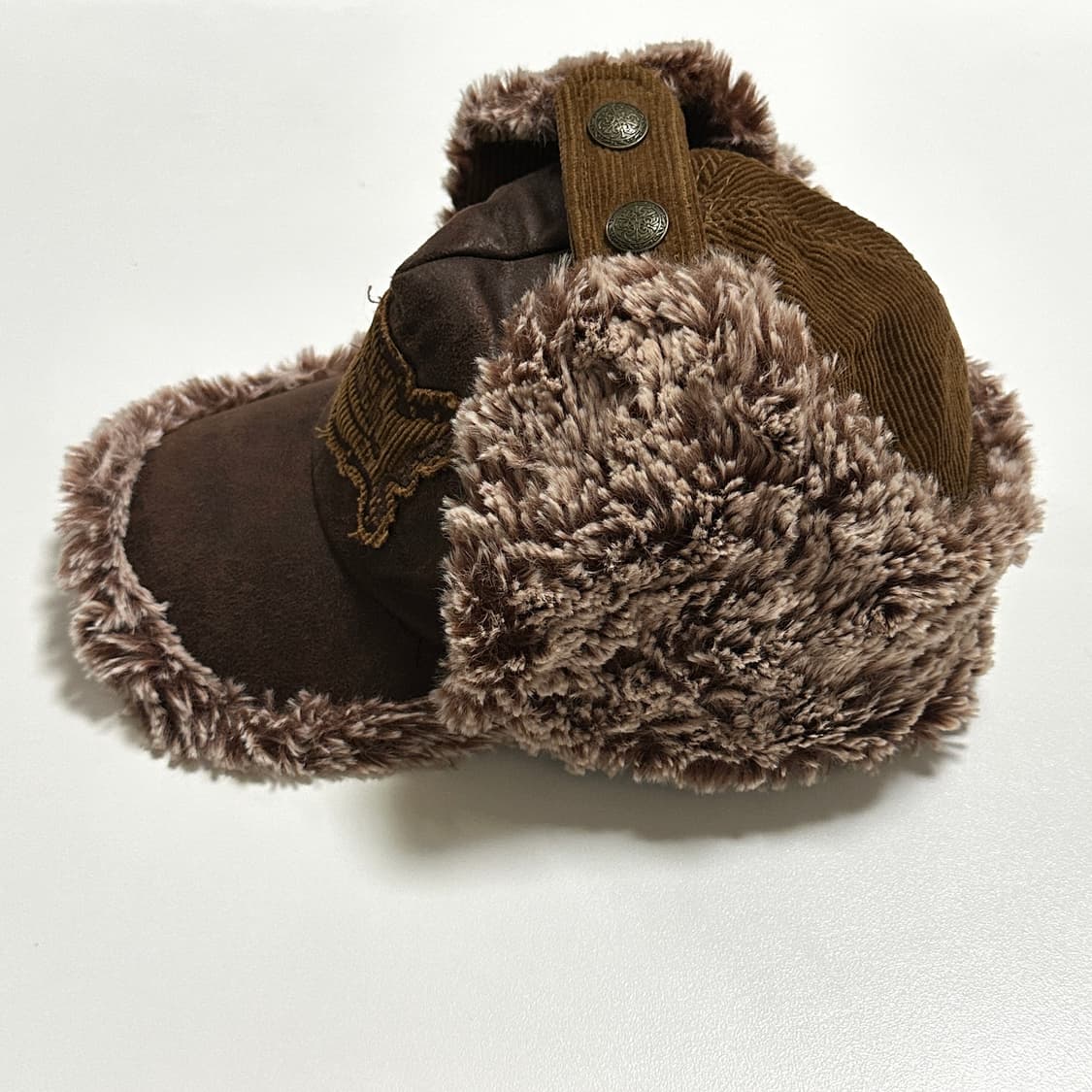 본더치 카멜 브라운 트루퍼햇 볼캡 상품이미지2