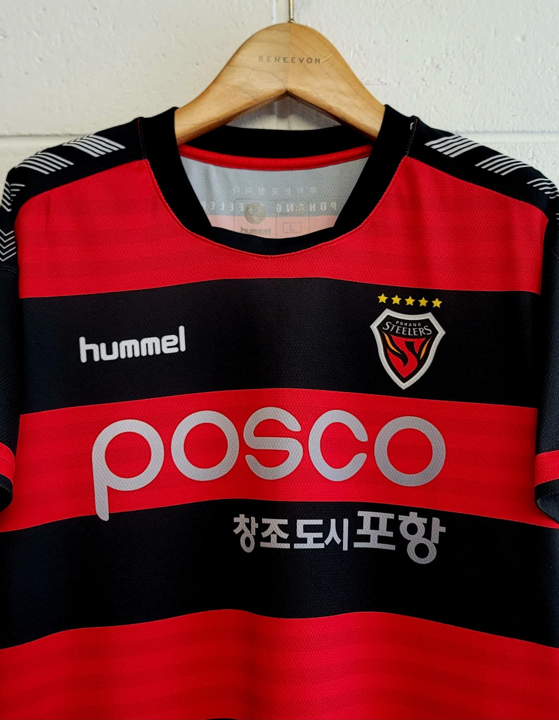 [주니어.L] 험멜 2015 포항스틸러스 홈 져지(유니폼) 판매 상품이미지3