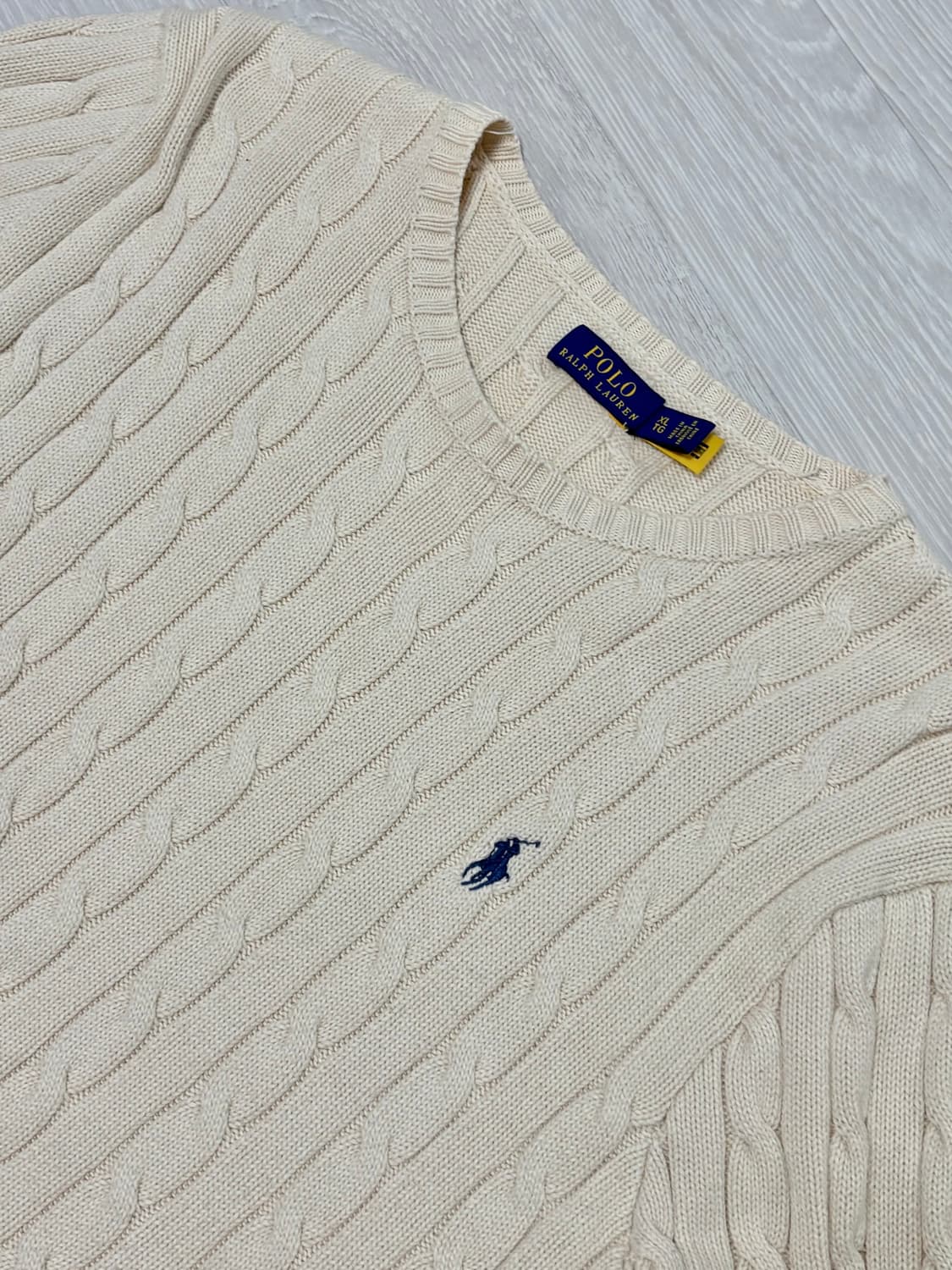폴로 꽈배기 니트 상품이미지2