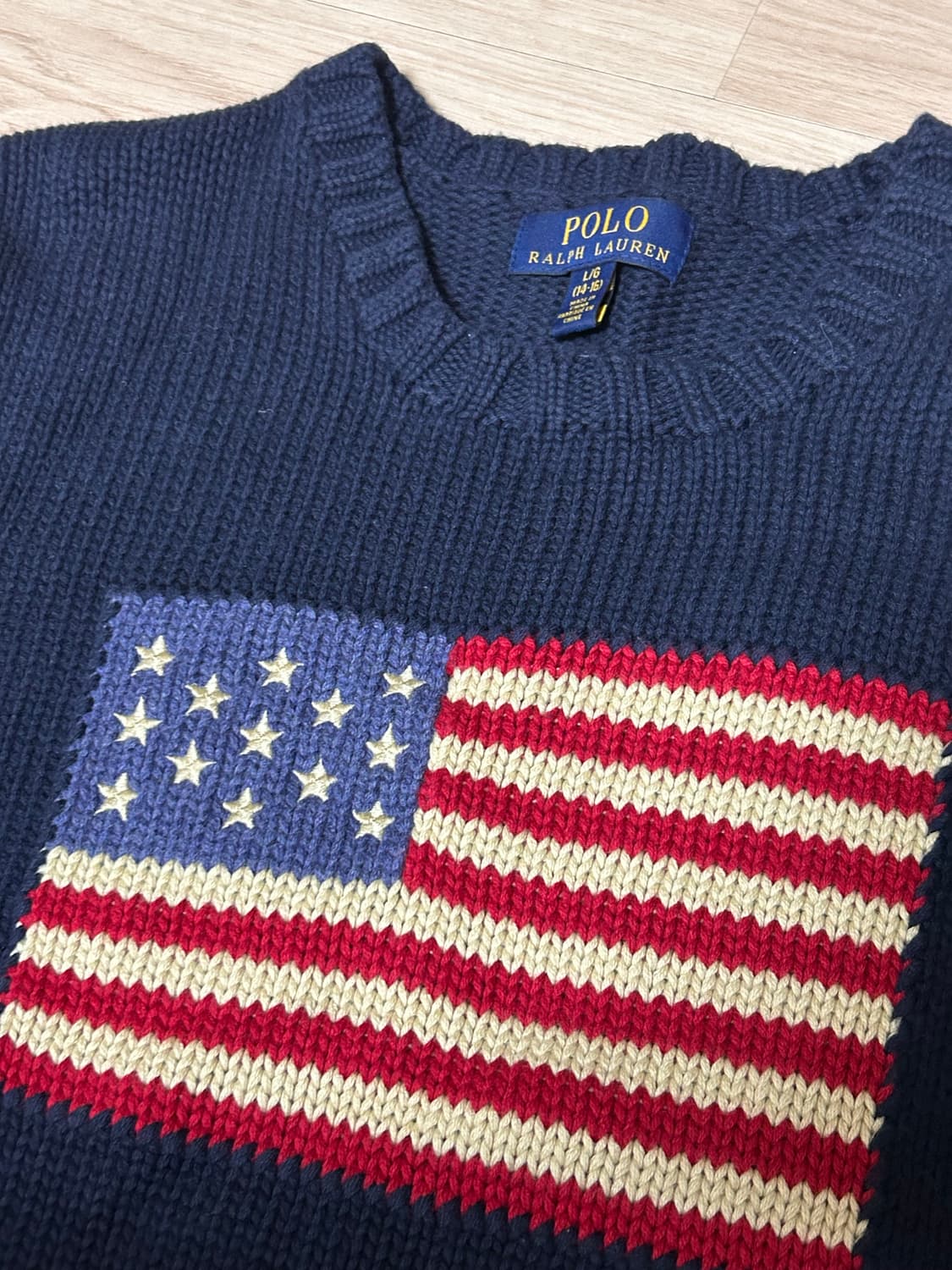 폴로랄프로렌 성조기니트 주니어L 상품이미지1