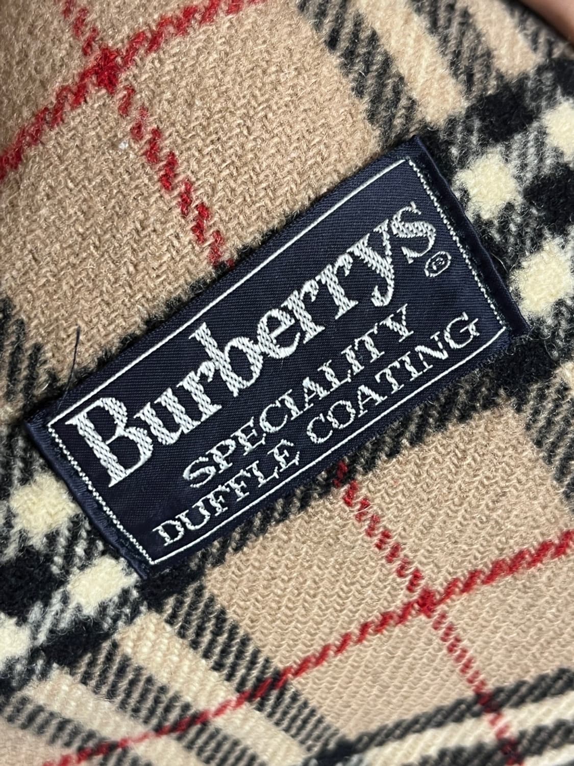 버버리 베이지 울 더플 코트 상품이미지6