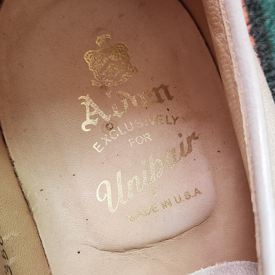 알든 2635 유니페어 별주 화이트 벅스 슈즈 상품이미지6