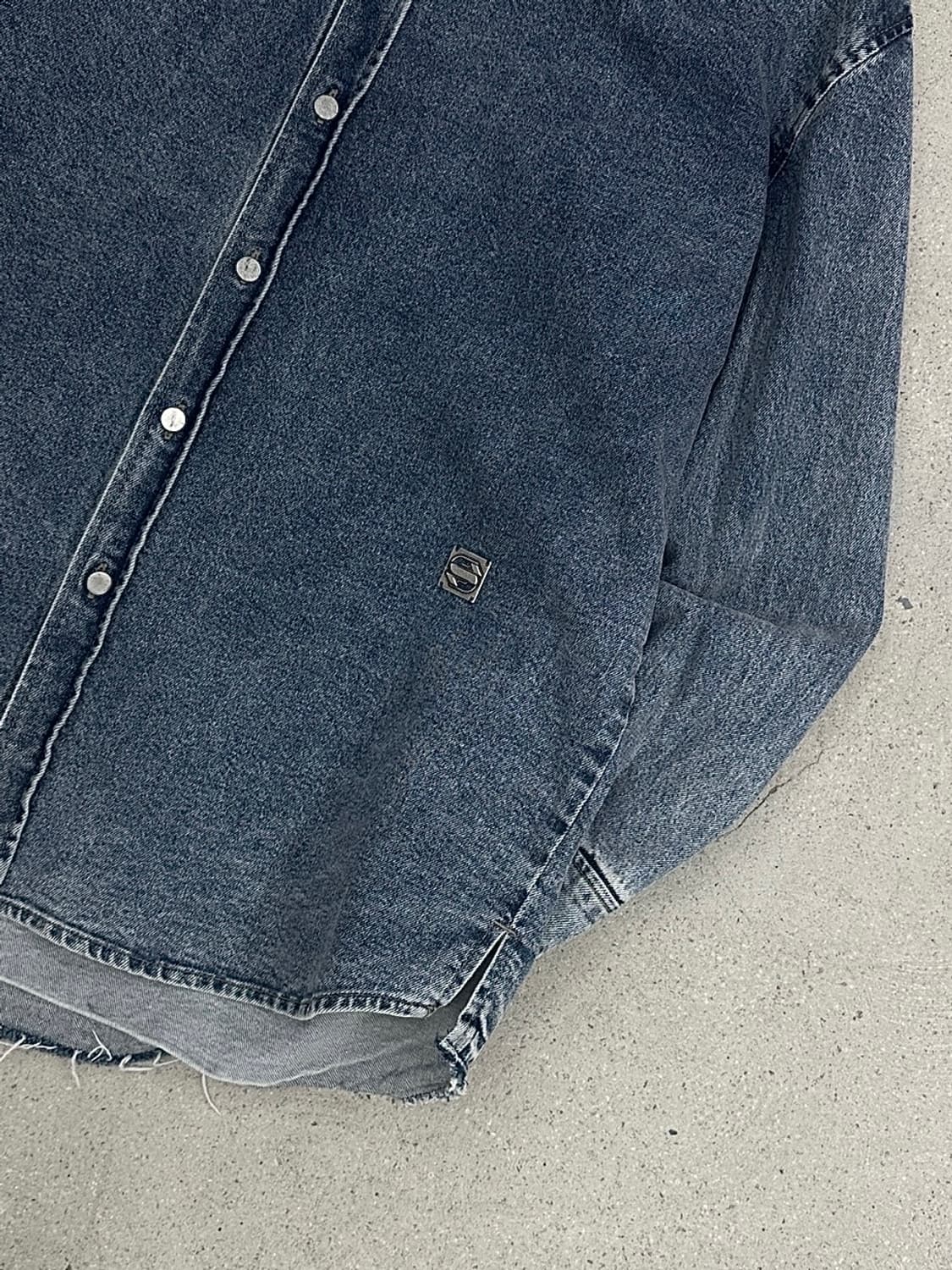 시스템옴므 데님 셔츠 자켓 상품이미지4