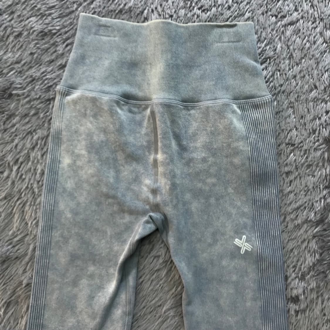 [[여성 S, A급] 젝시믹스 심리스 워싱 라이트데님 레깅스p116 상품이미지3