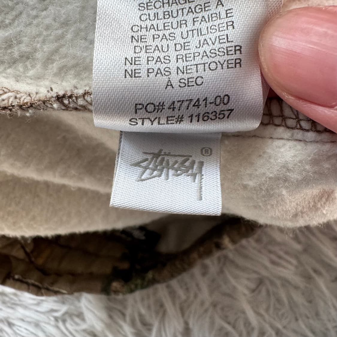 STUSSY 일본빈티지 스투시 리얼트리 스웻팬츠 스투시 츄리닝바지 m 상품이미지9