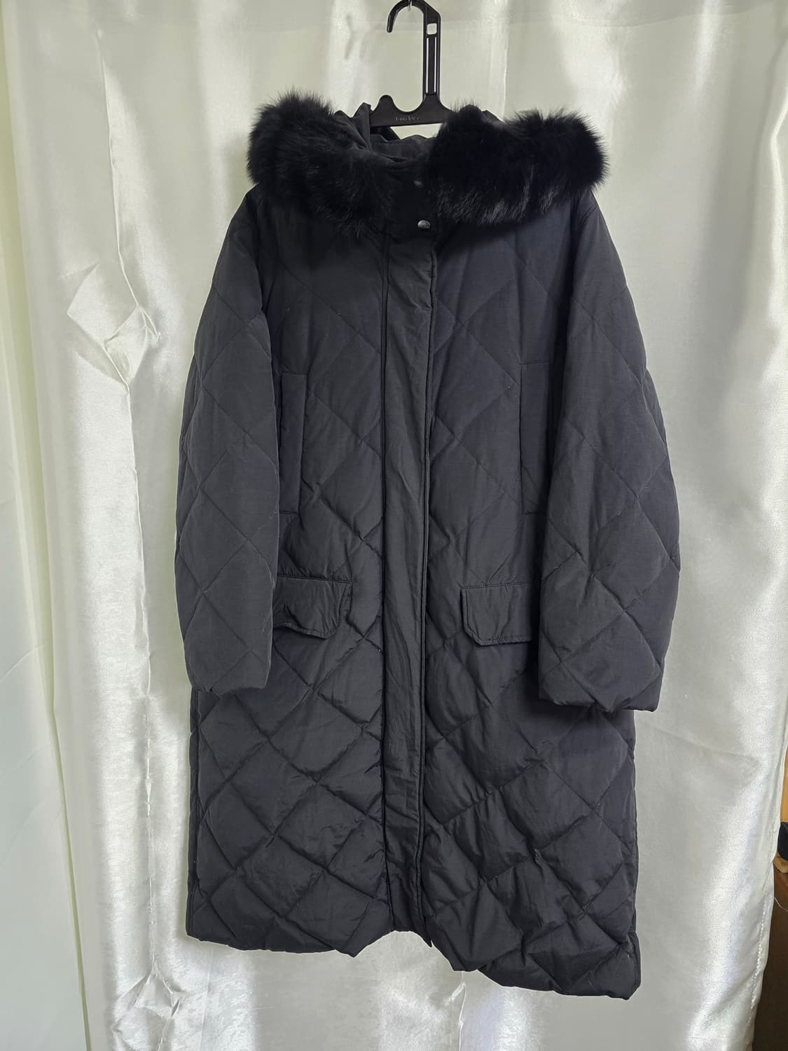 스튜디오톰보이 블랙 퀼팅 롱패딩 (1957) 상품이미지1