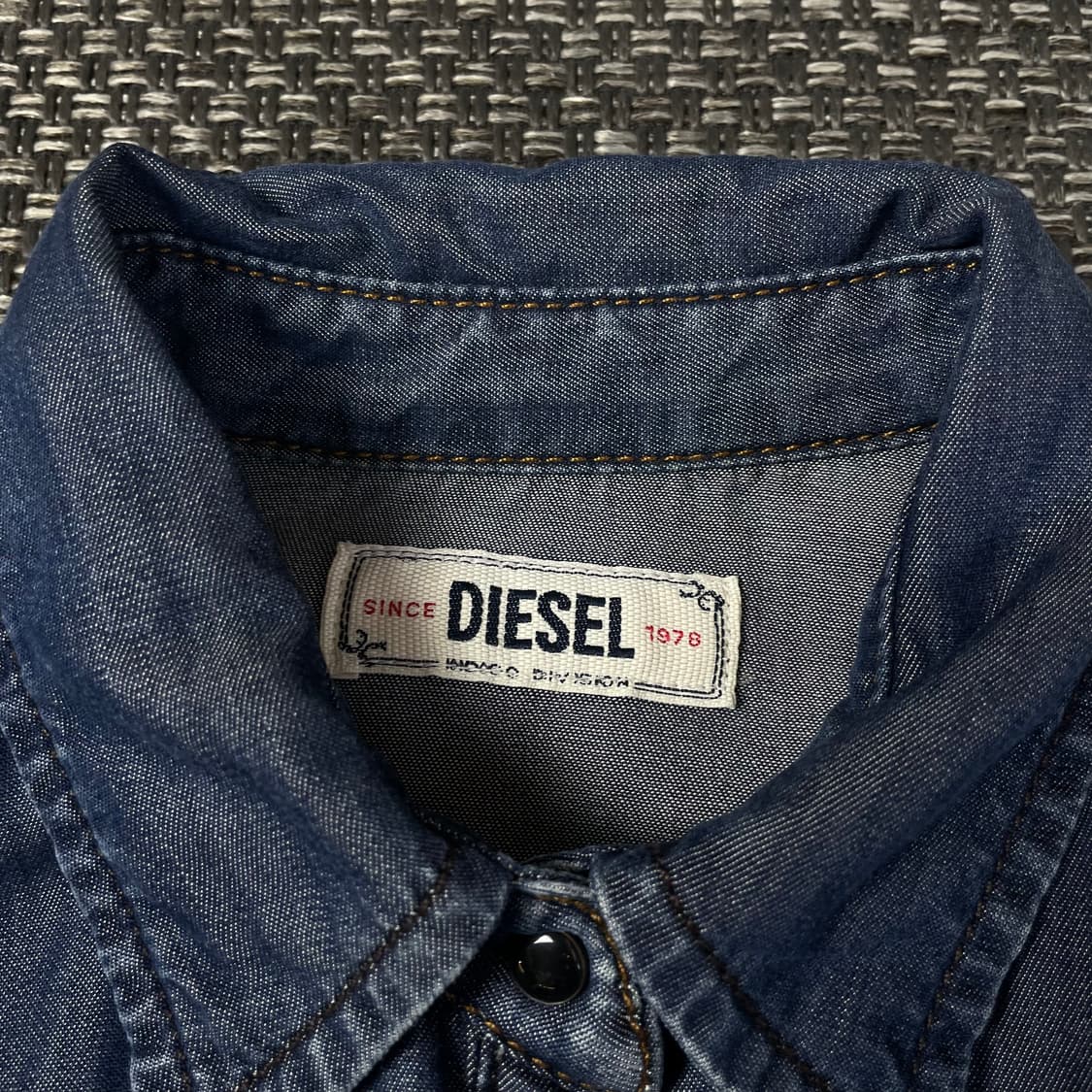 디젤 중청 투포켓 긴팔 셔츠 XS 상품이미지4