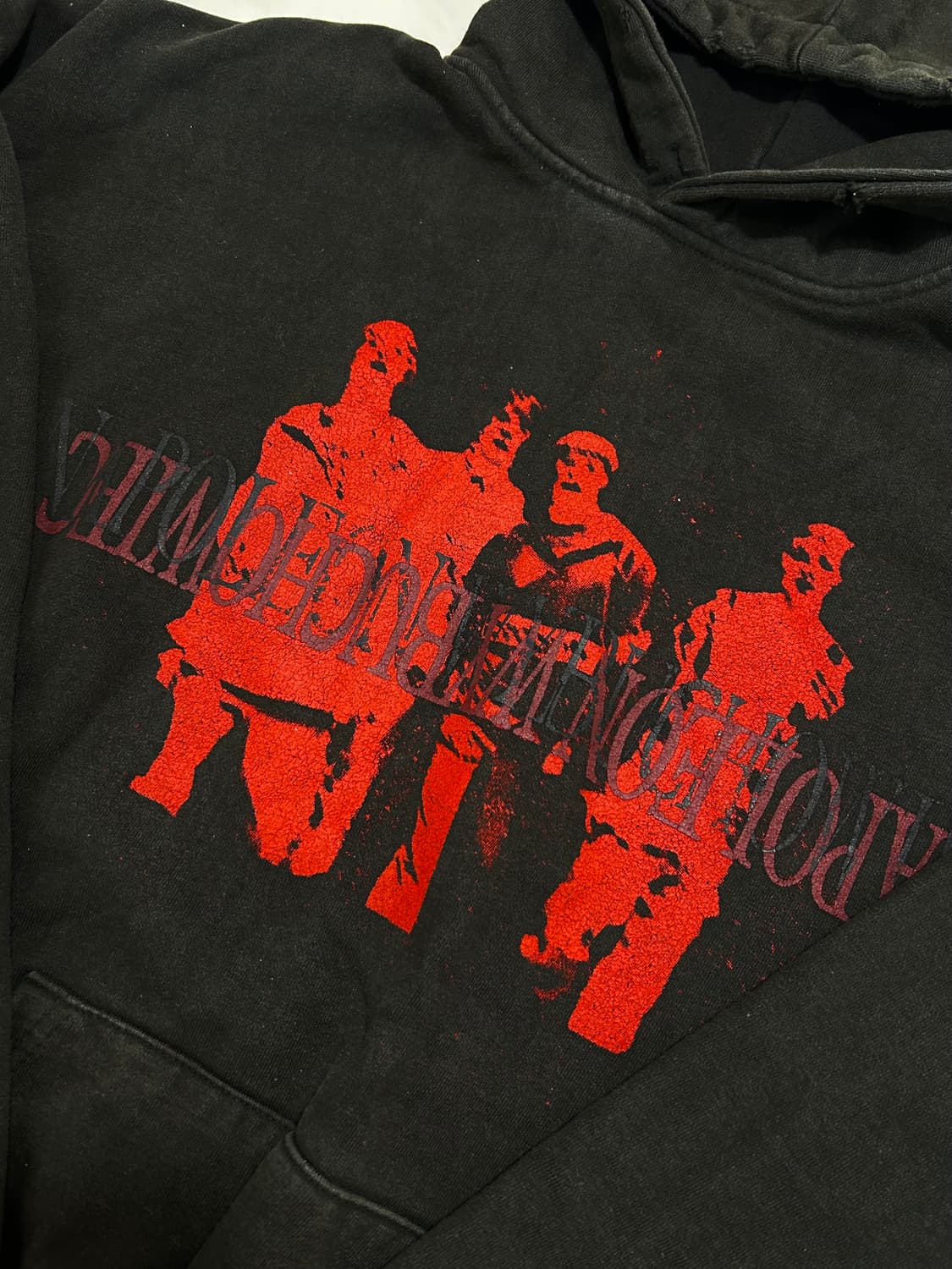 Undermycar 23ss Damage Washed Hoodie 2  상품이미지3