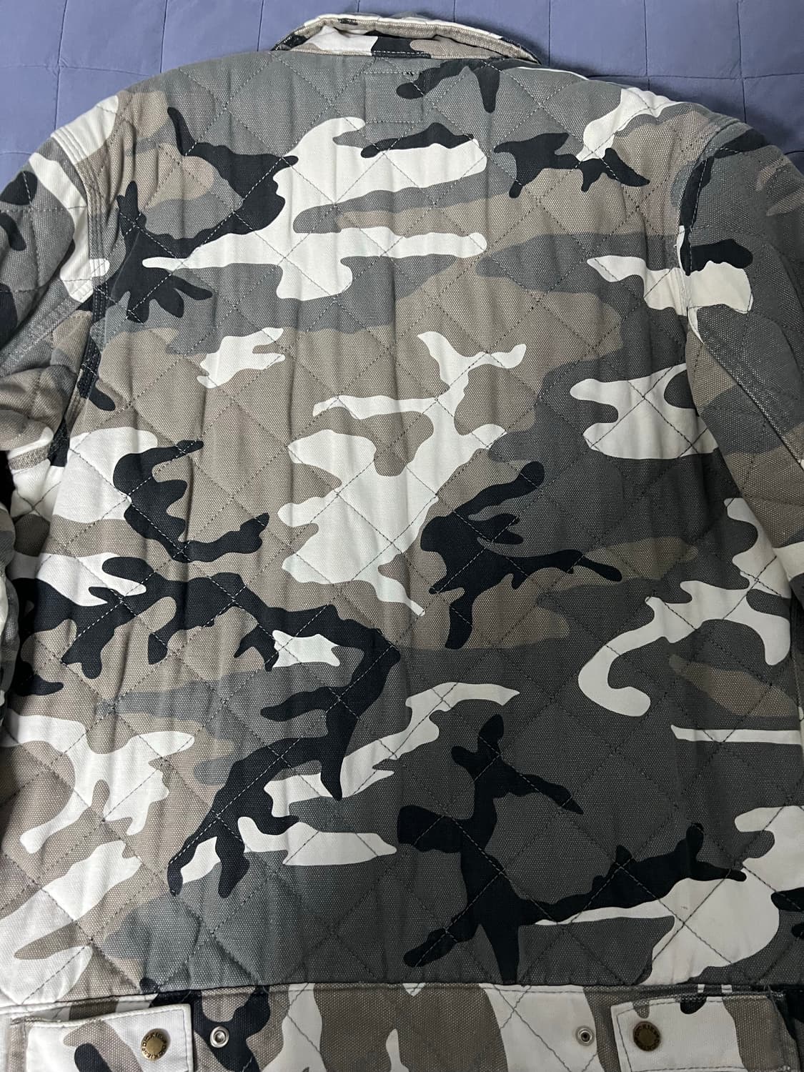 Supremexdickies 슈프림 디키즈 퀼티드 워크 자켓 카모(S) 상품이미지4