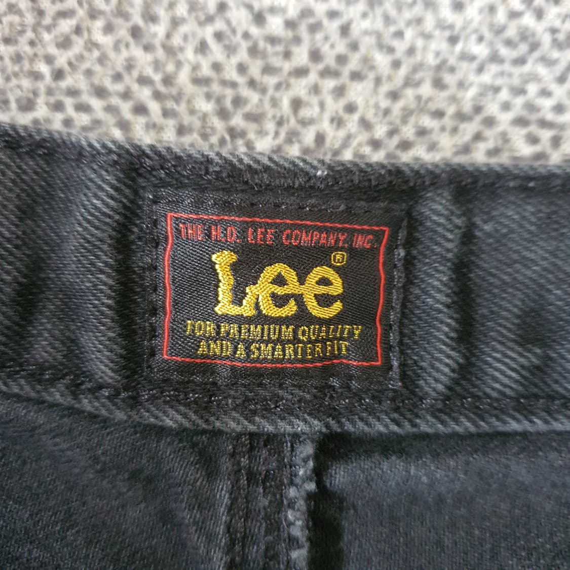 Lee 블랙 데님 숏 팬츠 상품이미지5