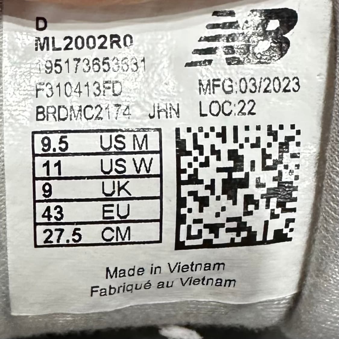 275) 뉴발란스 운동화 남성 남자 신발 2002R 그레이 상품이미지9