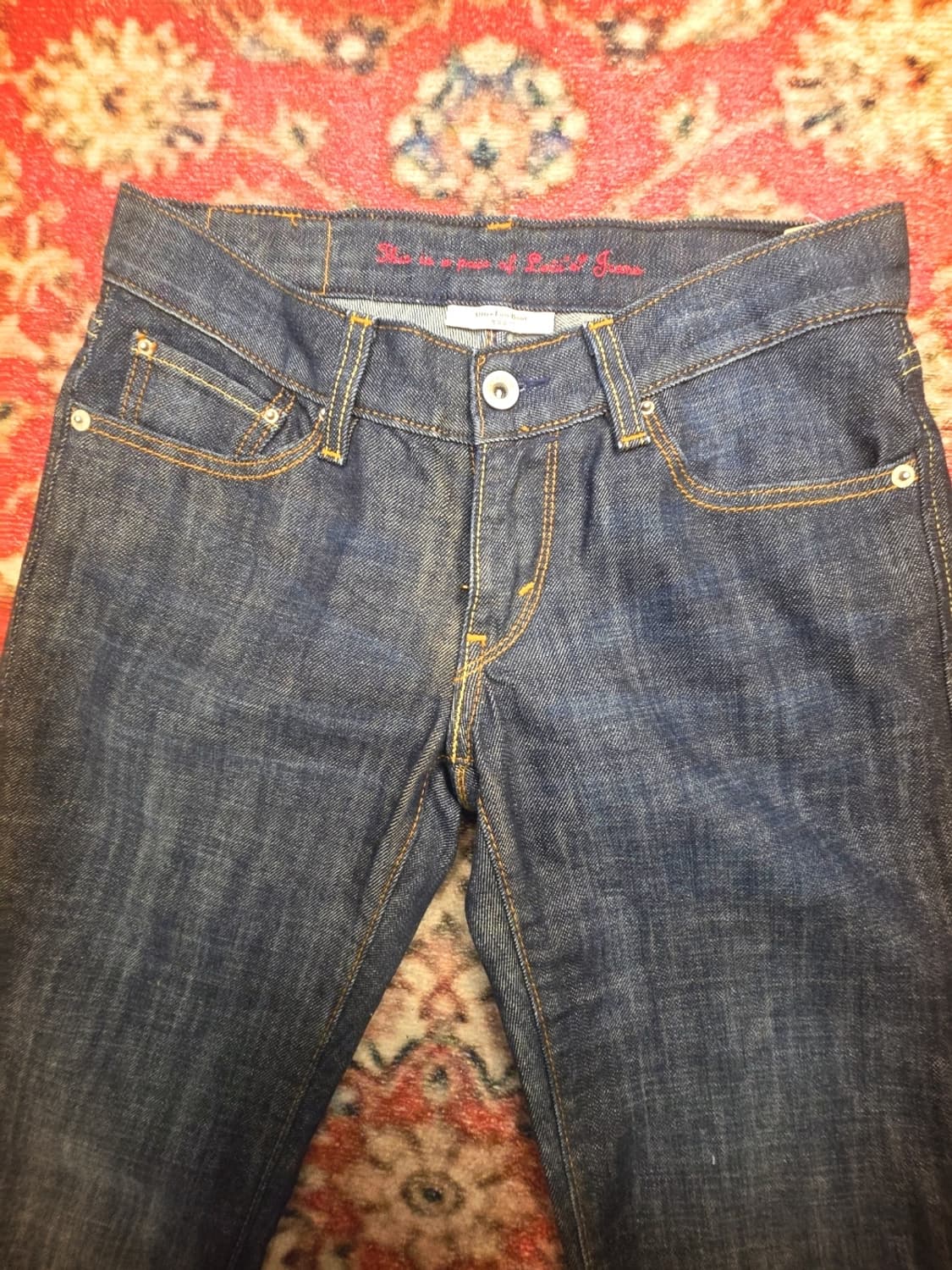 리바이스(Levi's) 빈티지 로우라이즈 부츠컷 생치 데님팬츠  상품이미지7