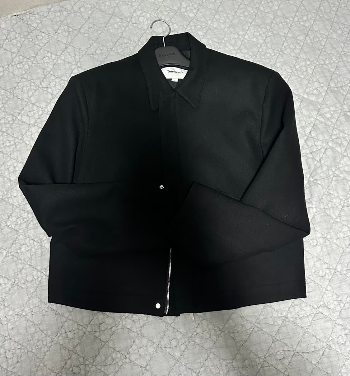 토니웩 / 버진울 크롭자켓 블랙 / XL 상품이미지4