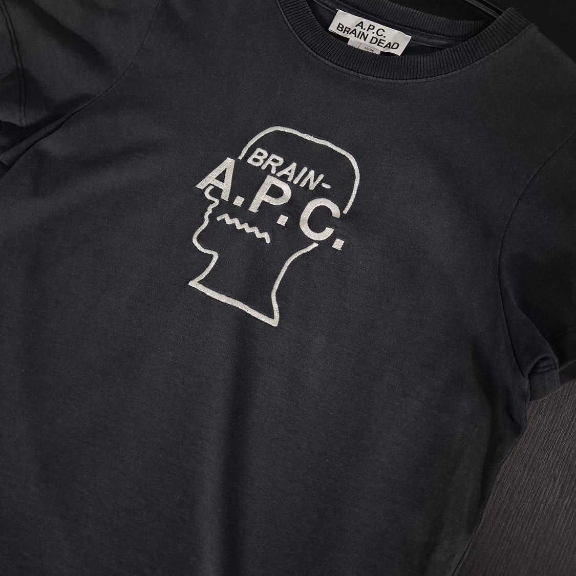 브레인데드 X A.P.C. 반팔 티셔츠 XS사이즈 상품이미지2