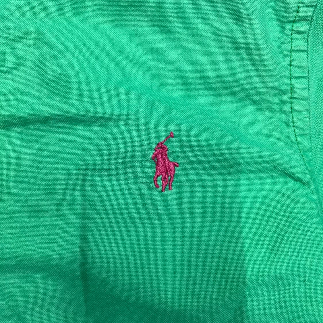 폴로 랄프로렌 핑크포니 그린 셔츠 L 상품이미지5