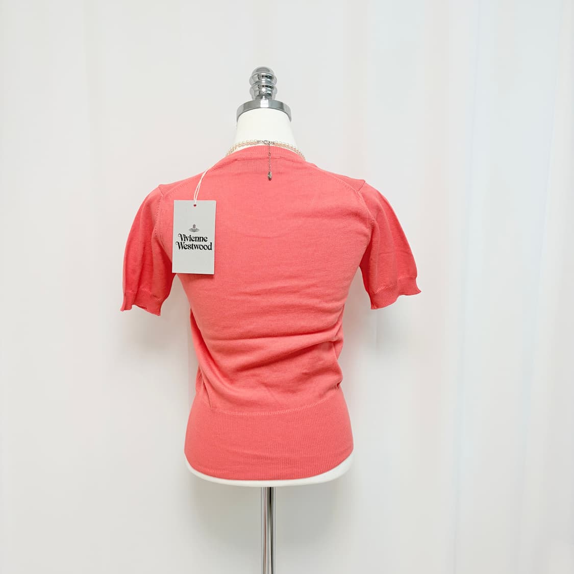 비비안웨스트우드 베아 탑 코랄 니트 상품이미지5