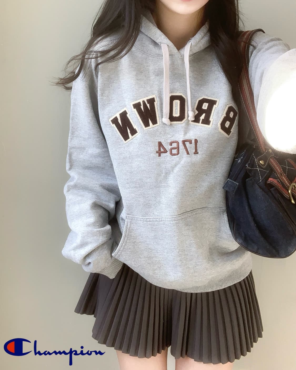 챔피온 컬리지 후드티  상품이미지1