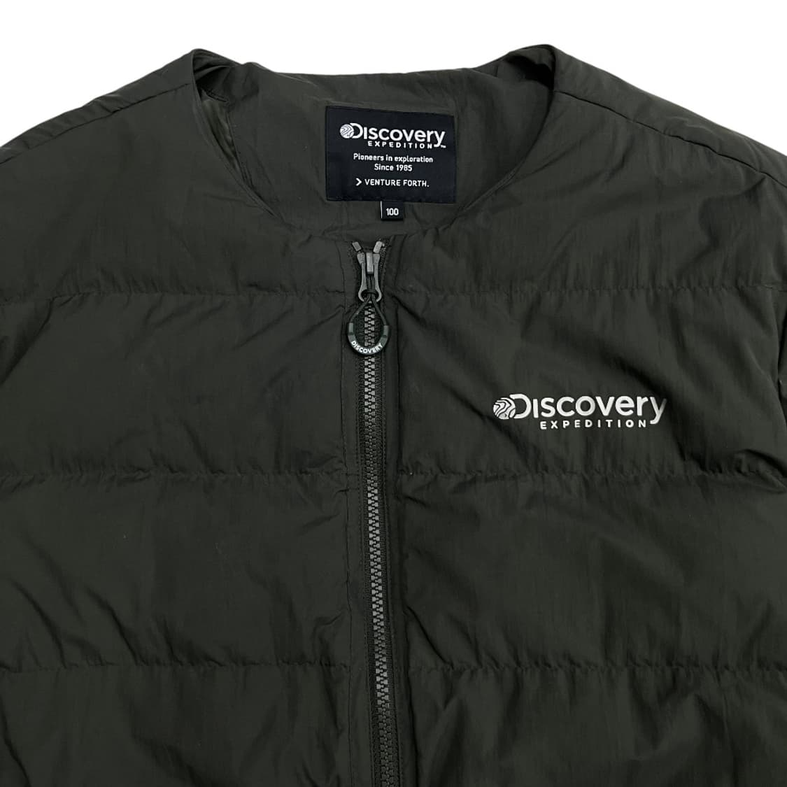 디스커버리 카키 경량 패딩 100 상품이미지4
