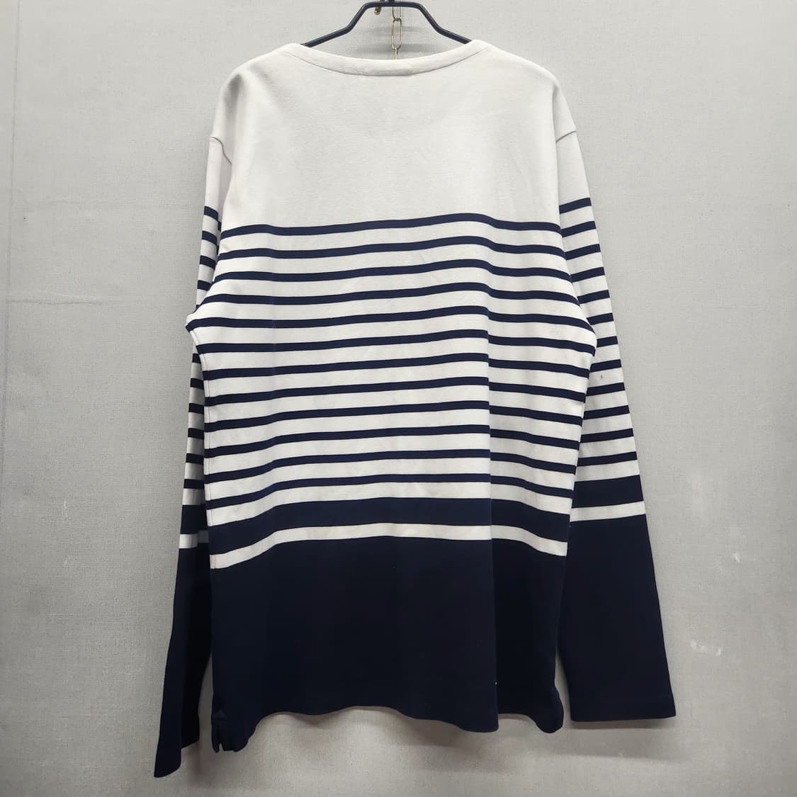 라코스테 스트라이프 로고 긴팔티 XL(XL) 상품이미지4