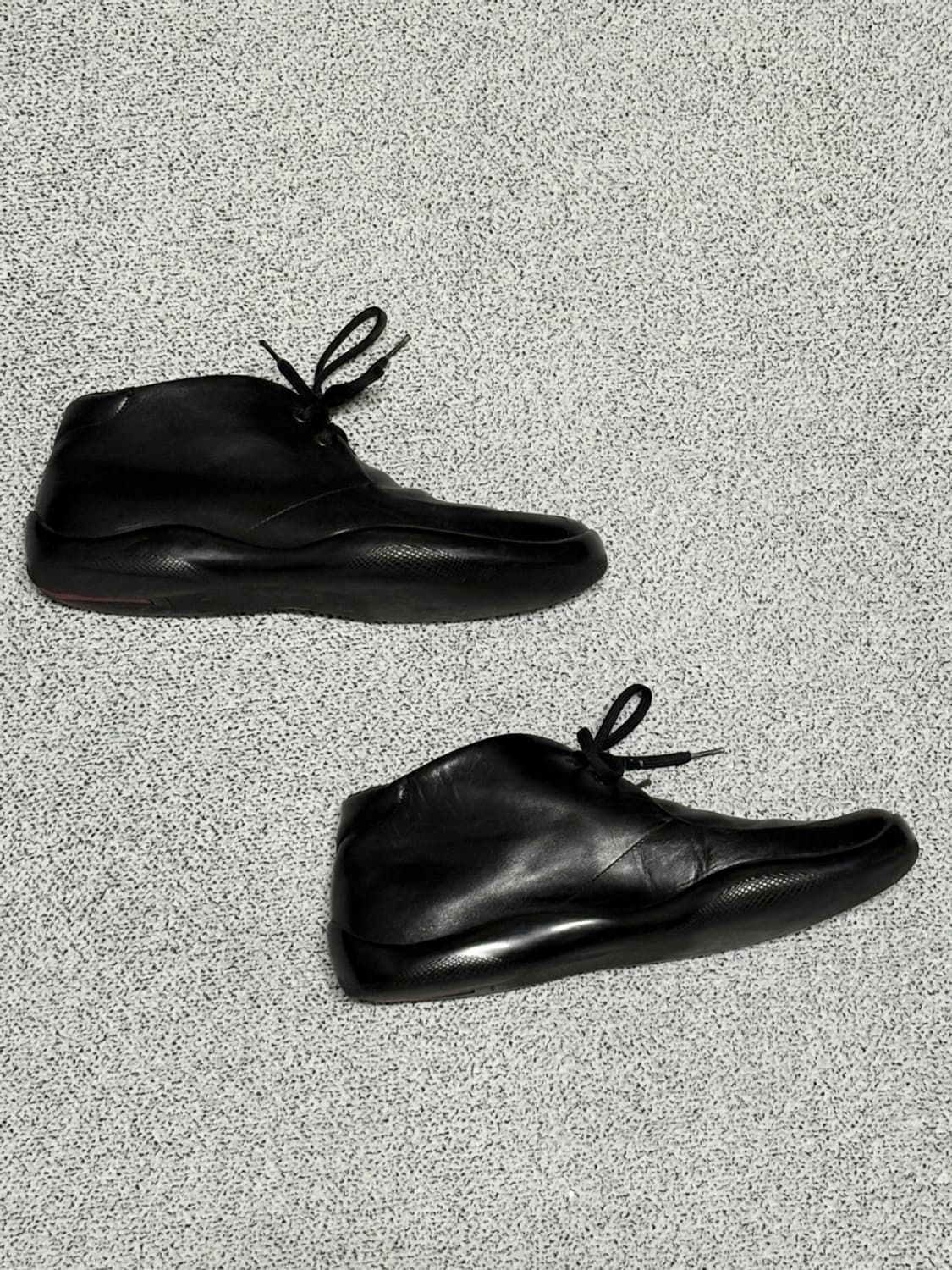 프라다 토블락 블랙 레더 슈즈 상품이미지5