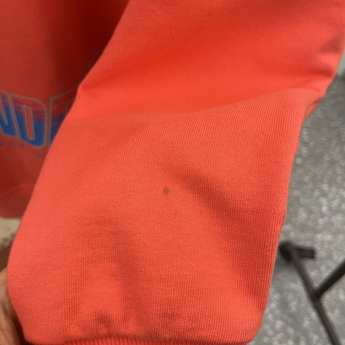 앤더슨벨 스트릿 펑크 키치 Y2K 코랄핑크 후드티 S C09917 상품이미지7