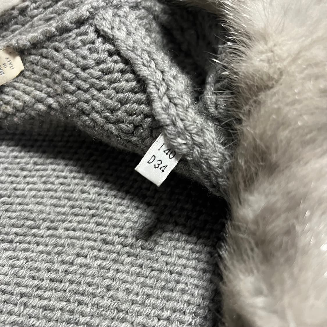 블루마린 밍크 버진울 가디건  상품이미지3