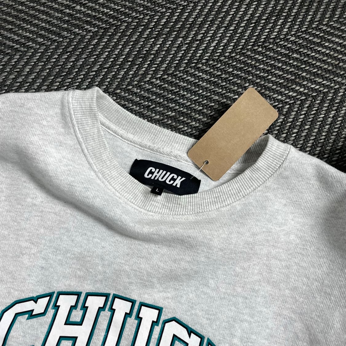 Chuck 아치로고 스웻 맨투맨 그레이o 4817 상품이미지4