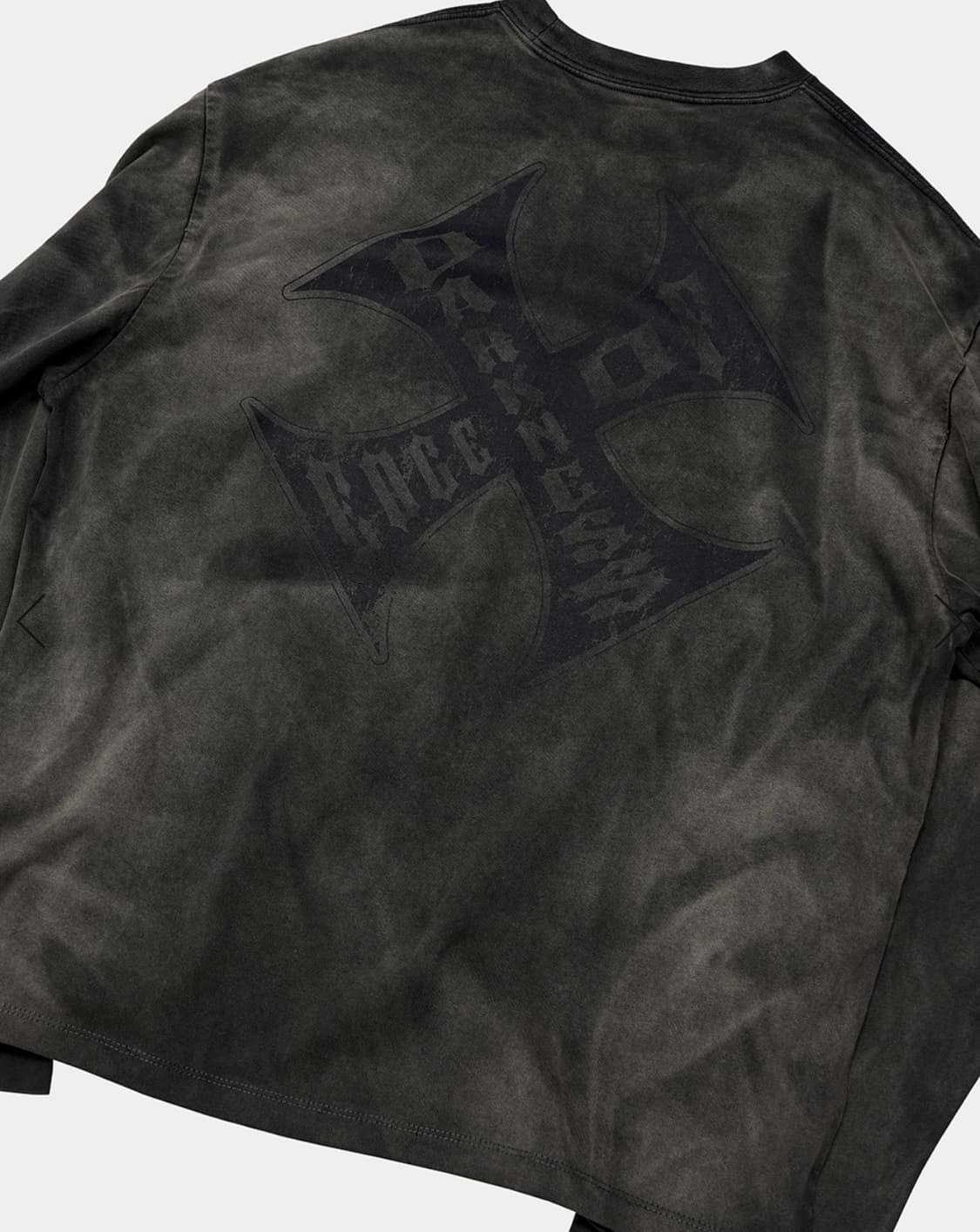 Sacred Heart Print Washed Long Sleeve Sh 상품이미지3