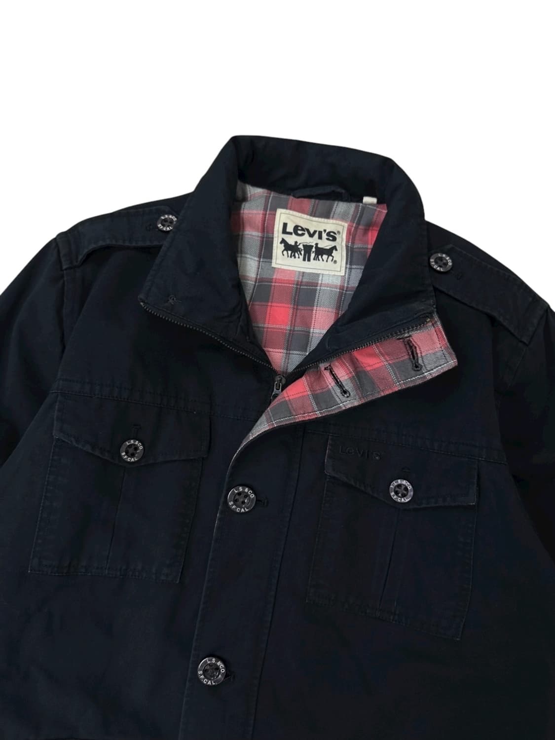 00s 리바이스 밀리터리 야상자켓 블랙 (XL) 상품이미지2