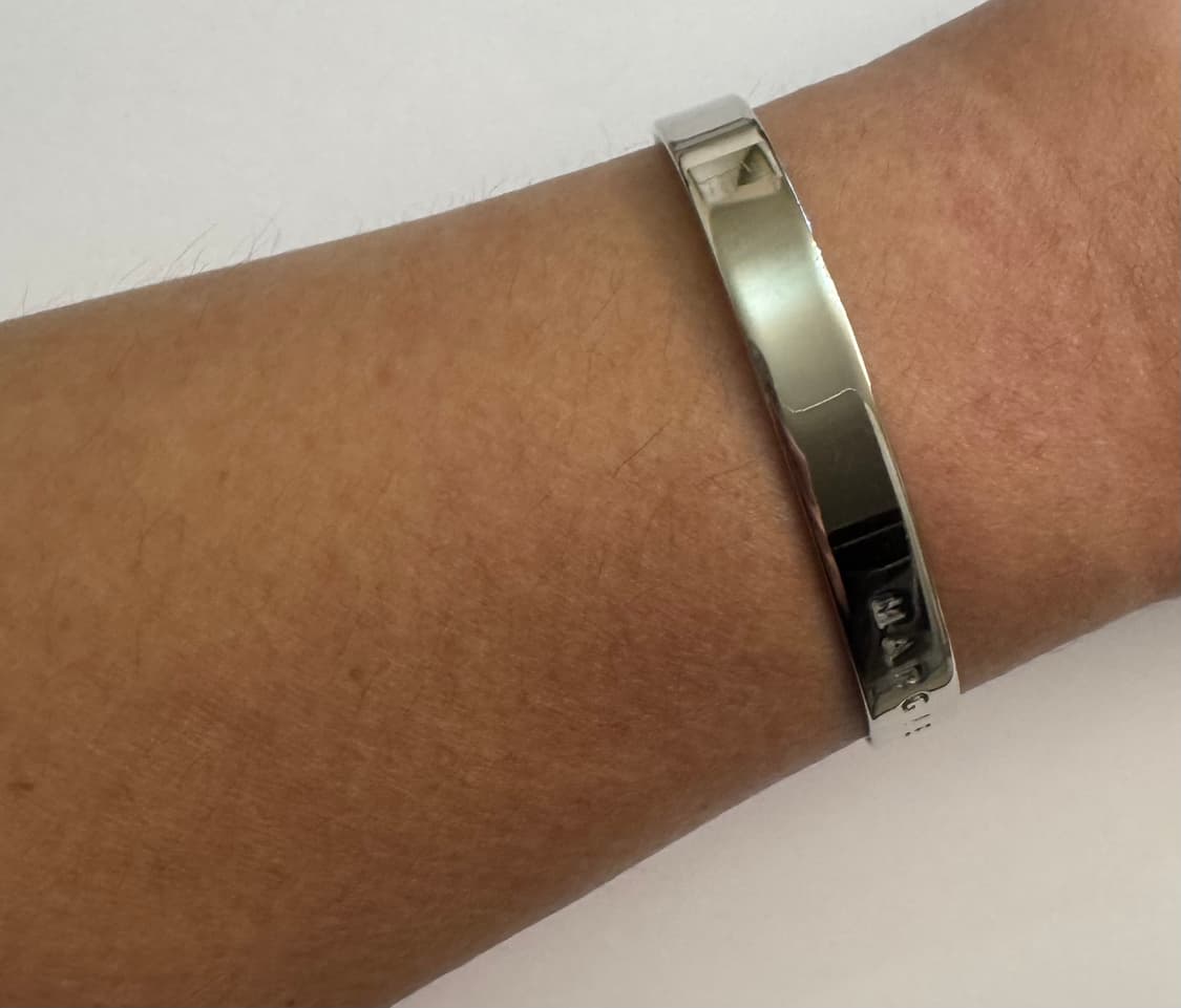 masion margiela 6 로고 넘버 커프 브레슬릿 상품이미지6