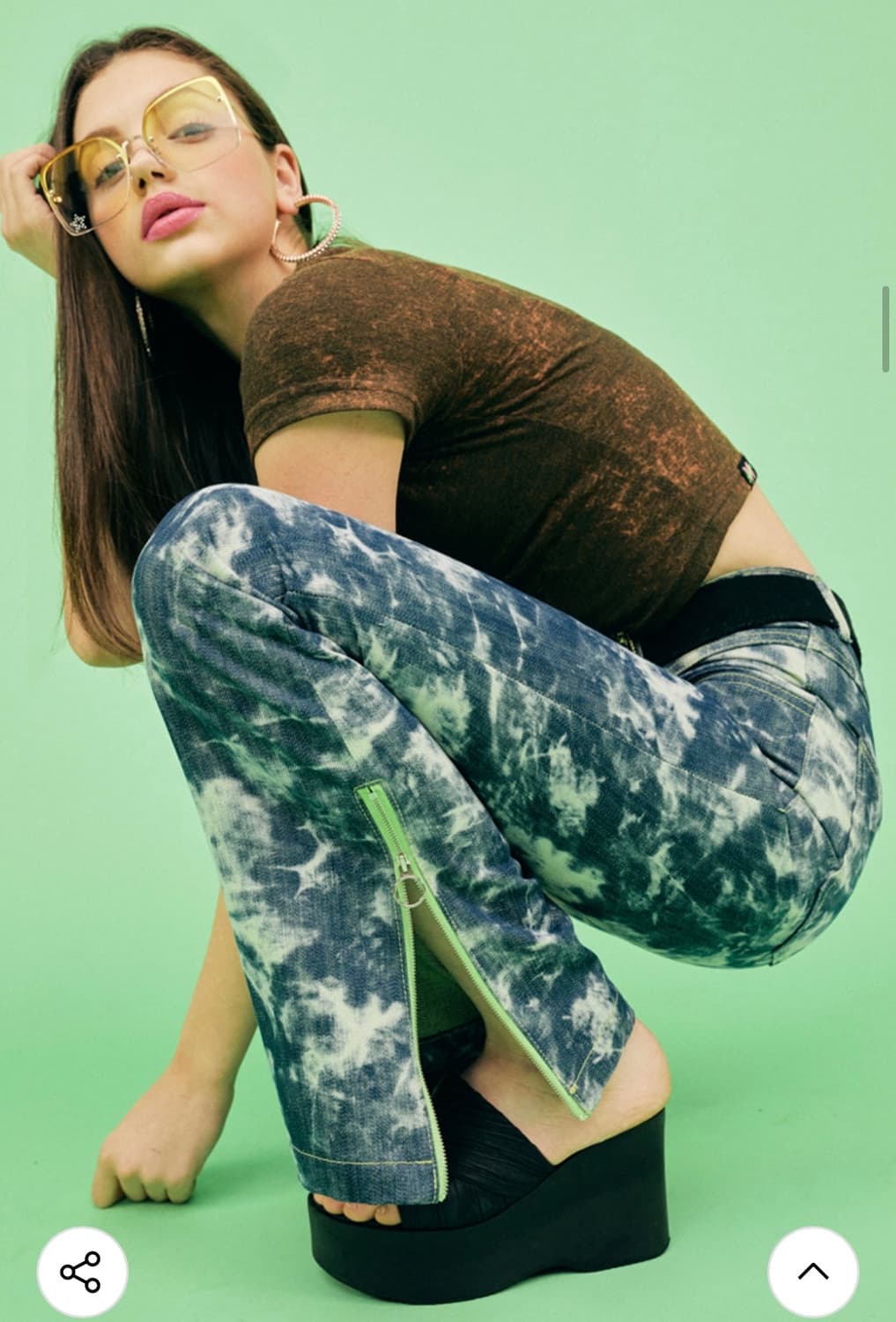 BADEE CONTRASTED COLOR DENIM PANTS [BLUE 상품이미지5