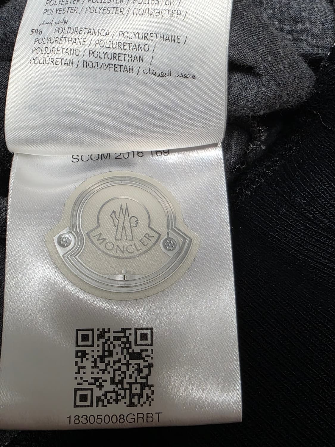 몽클레어 블랙 스타 로고 맨투맨 S 상품이미지5