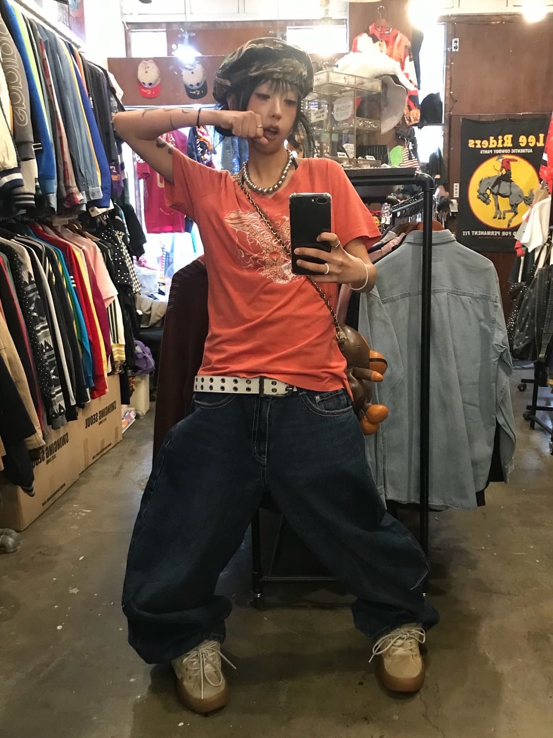 < Harley-Davidson Printing T-shirt > 상품이미지5