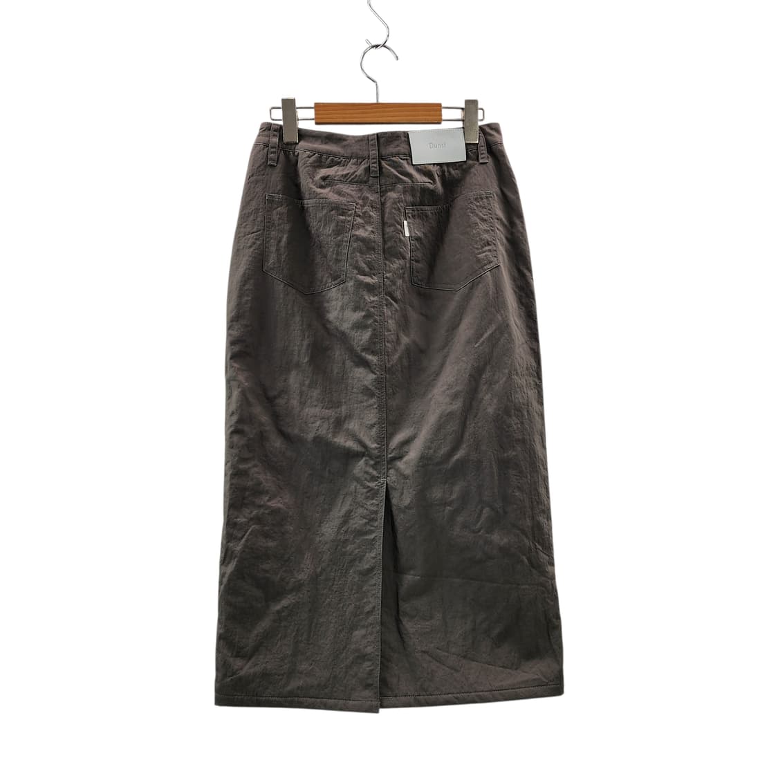 [M] Dunst 던스트 슬릿 패디드 펜슬 롱스커트 올리브 상품이미지4