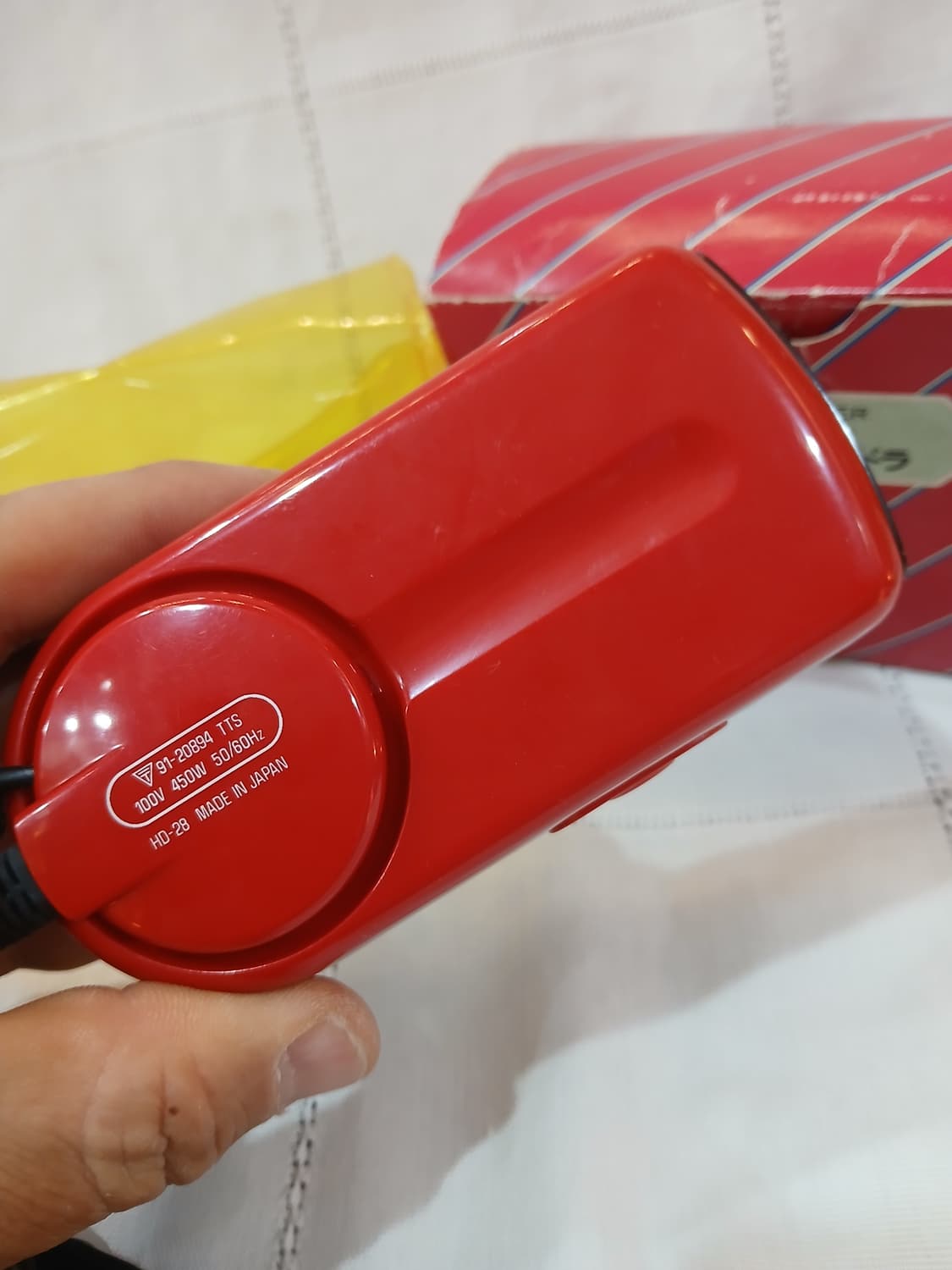 일본 빈티지 산요 미니 헤어드라이어 상품이미지2