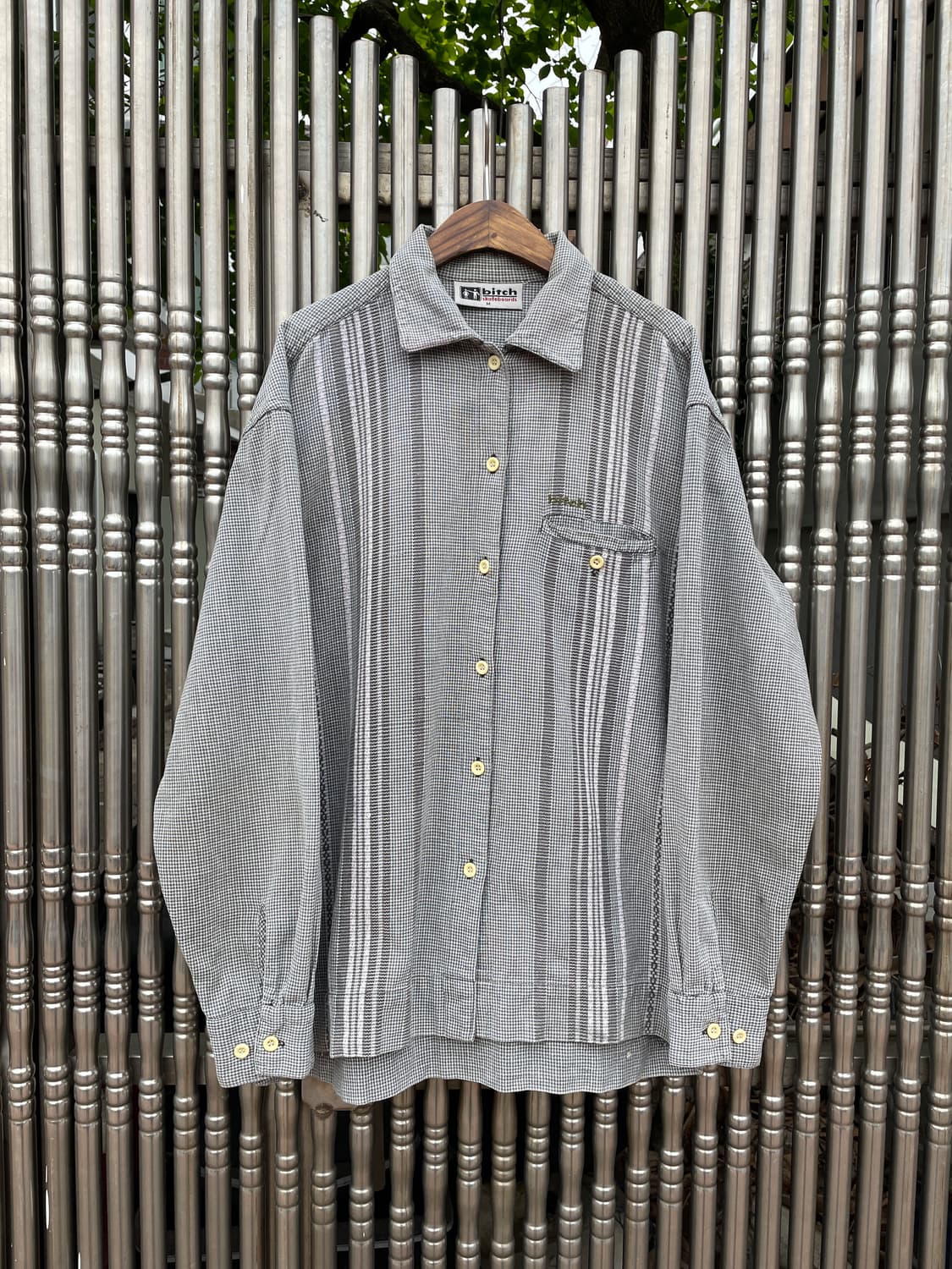 90-00s Bitch Flannel Check Shirt 상품이미지2