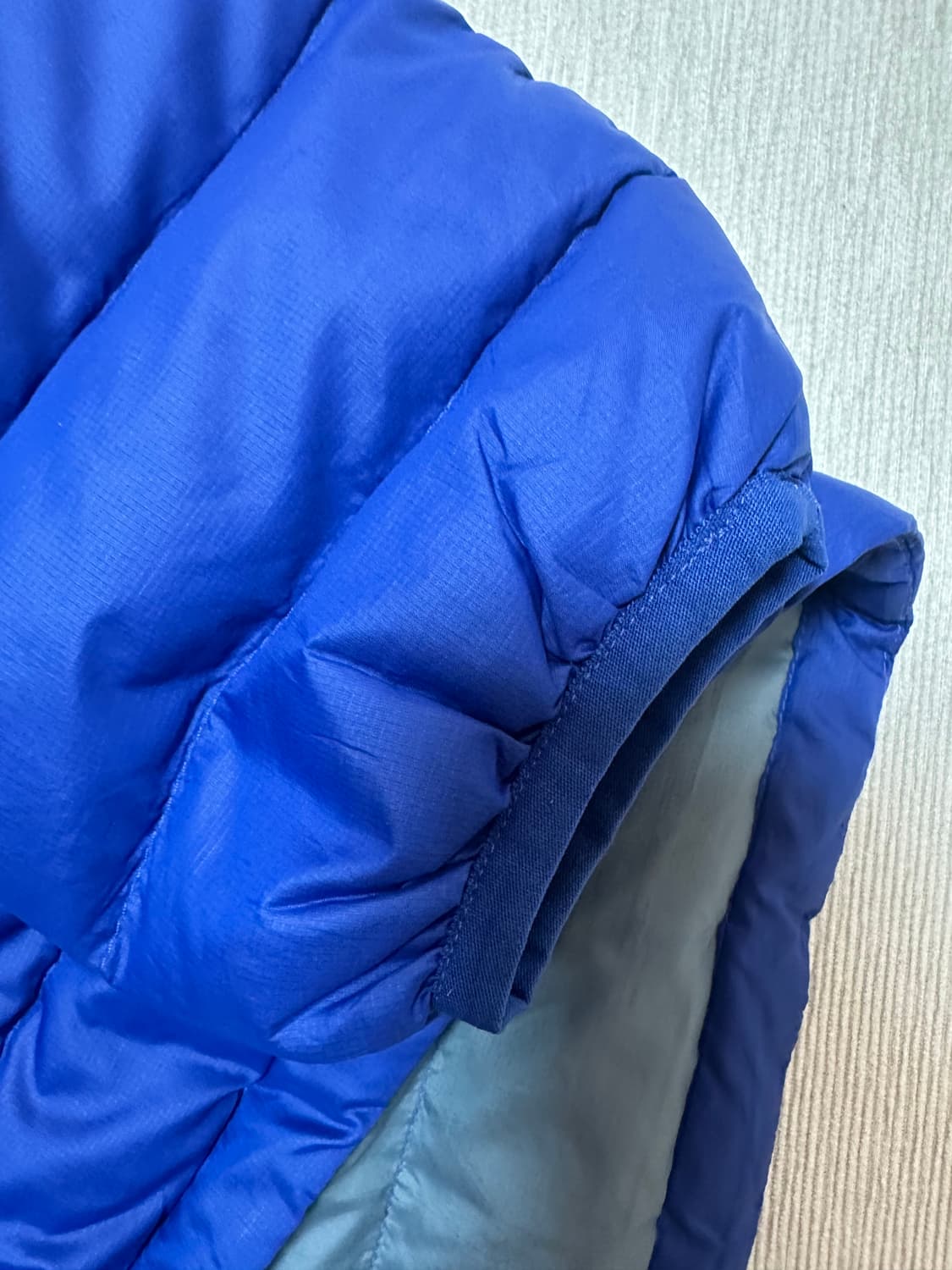 (L)00s 파타고니아 다운 아노락 패딩 블루 상품이미지3