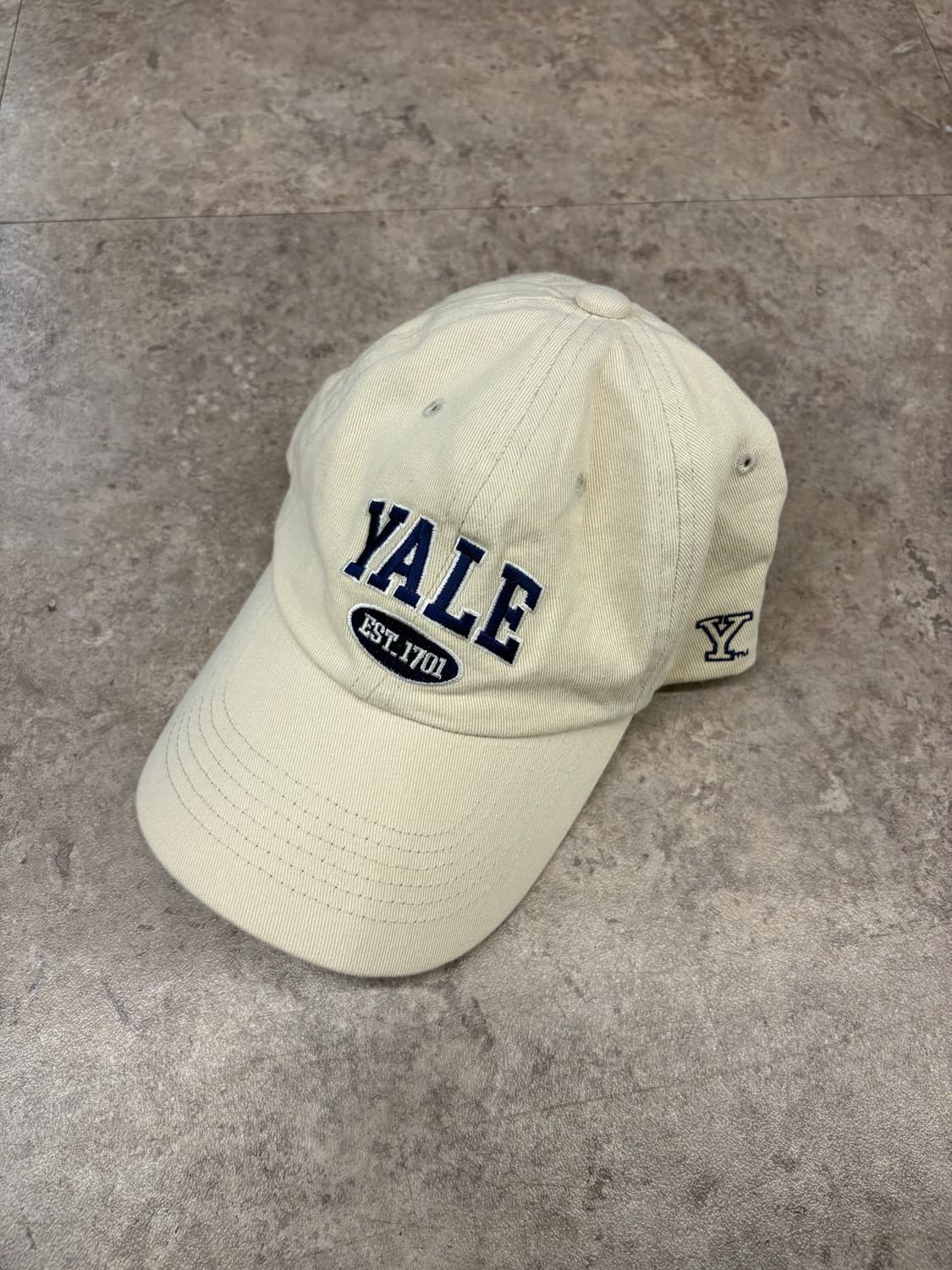 yale 베이지 키즈 볼캡 #csz226 상품이미지1