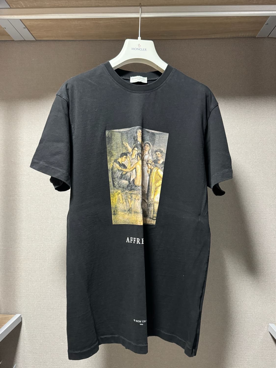 이놈어닛 프린트 반팔 티셔츠 블랙 S 상품이미지1