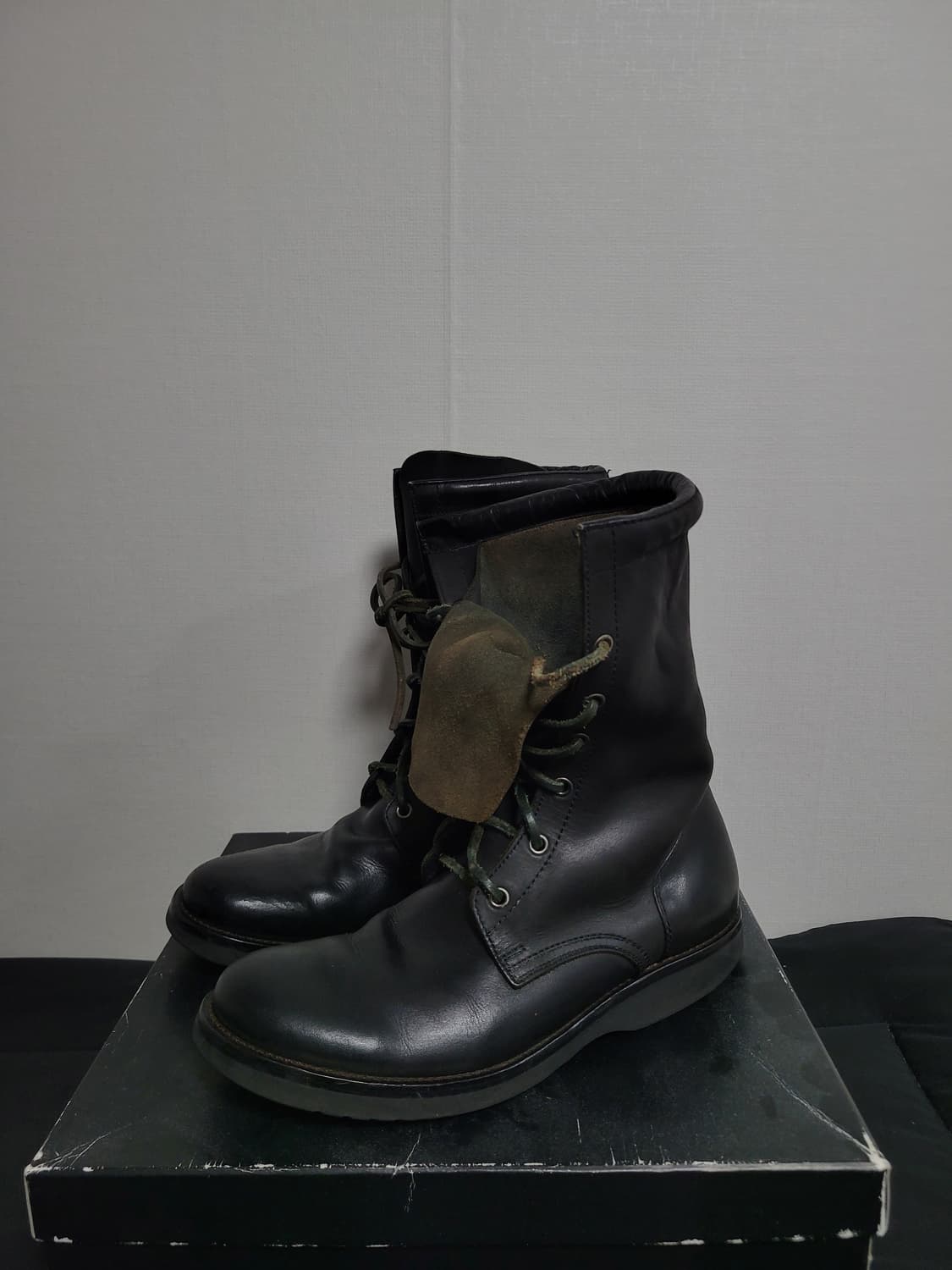 Rip van winkle 레이어드 military 컴뱃 부츠 상품이미지1