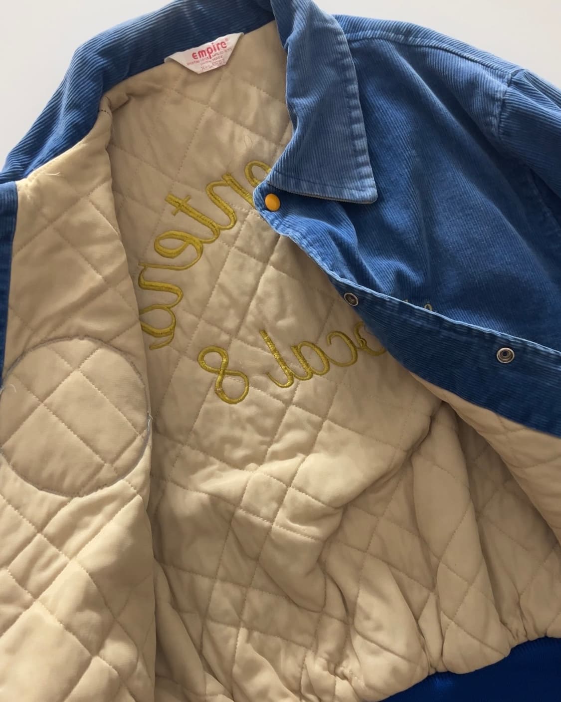 80-90년대 빈티지 엠파이어 코듀로이 바시티 자켓 XL 상품이미지4