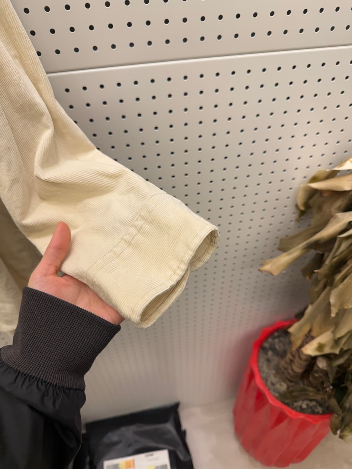 칼하트 코듀로이 원포켓 워크 셔츠 U339 상품이미지3