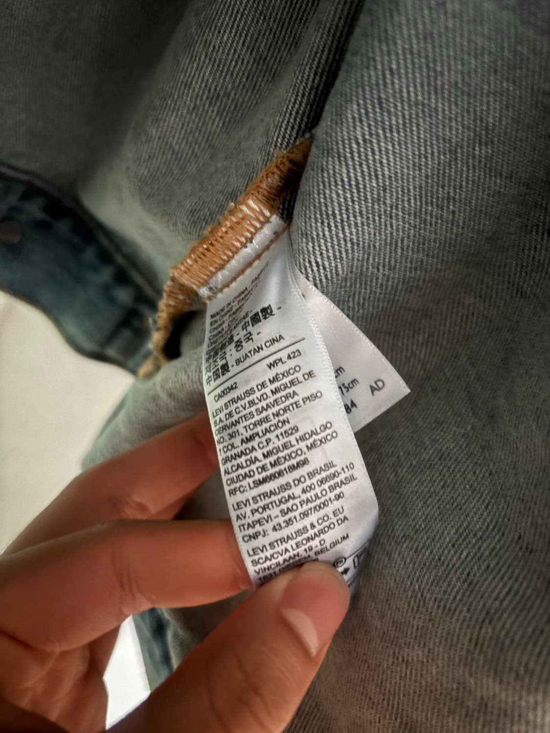 데님티어스 리바이스 청자켓 라지 팝니다 상품이미지5