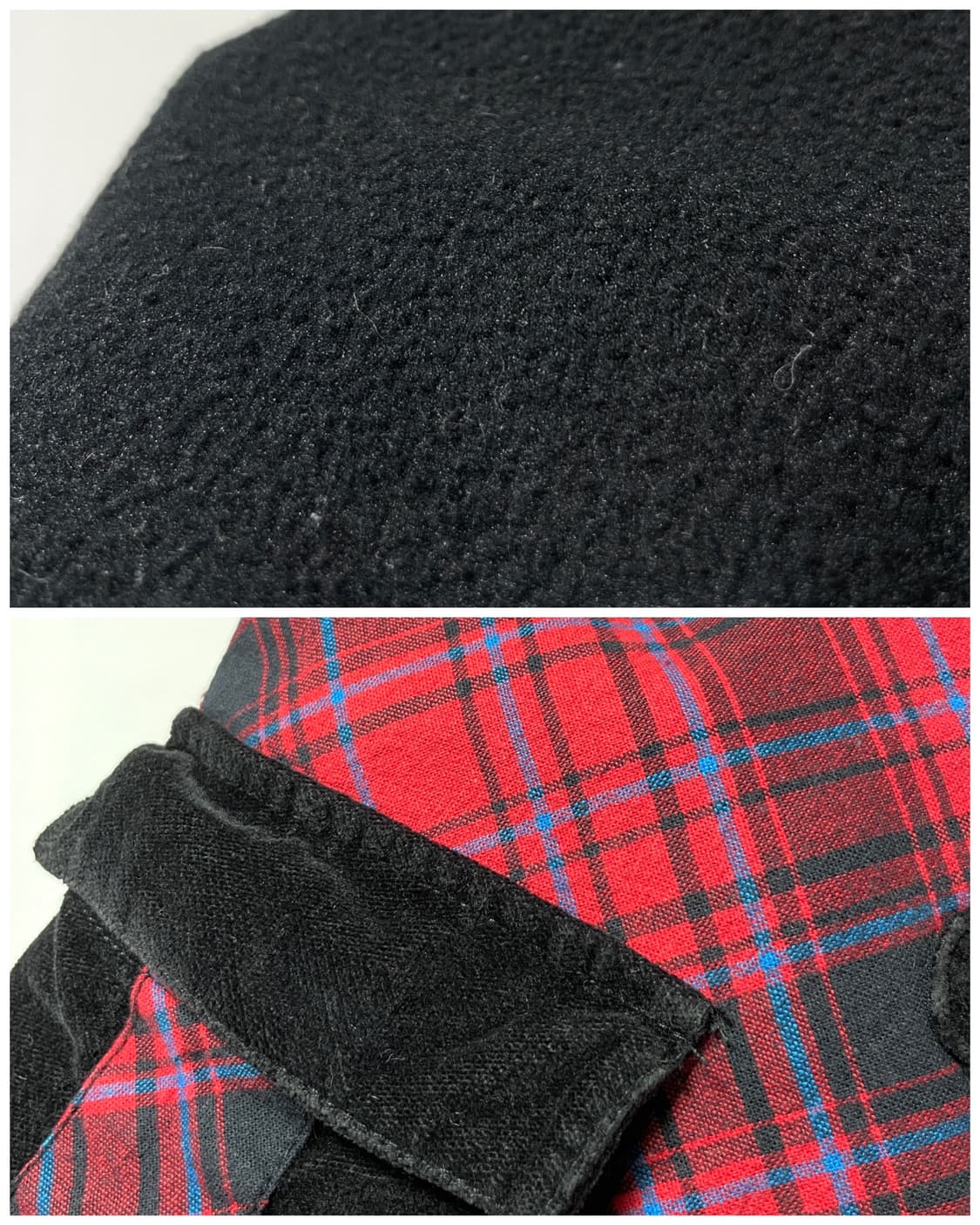에밀리더스트레인지 여성 코듀로이 체크 펑크 스컬 더플 점퍼 M _ 레드 상품이미지9
