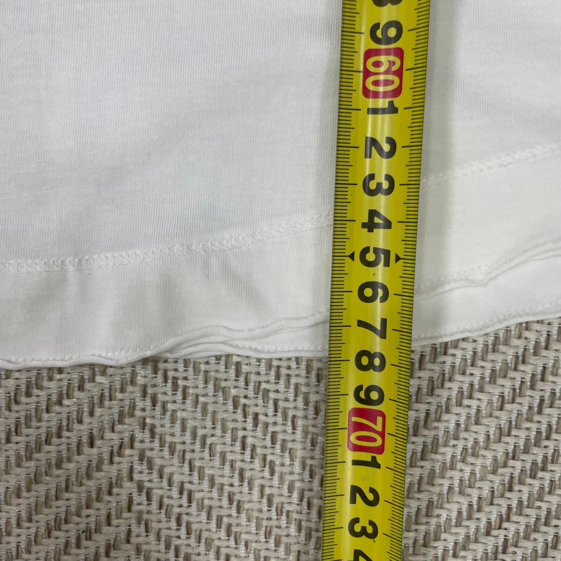 디젤 화이트 포켓 반팔 카라티 흰색 S 상품이미지7
