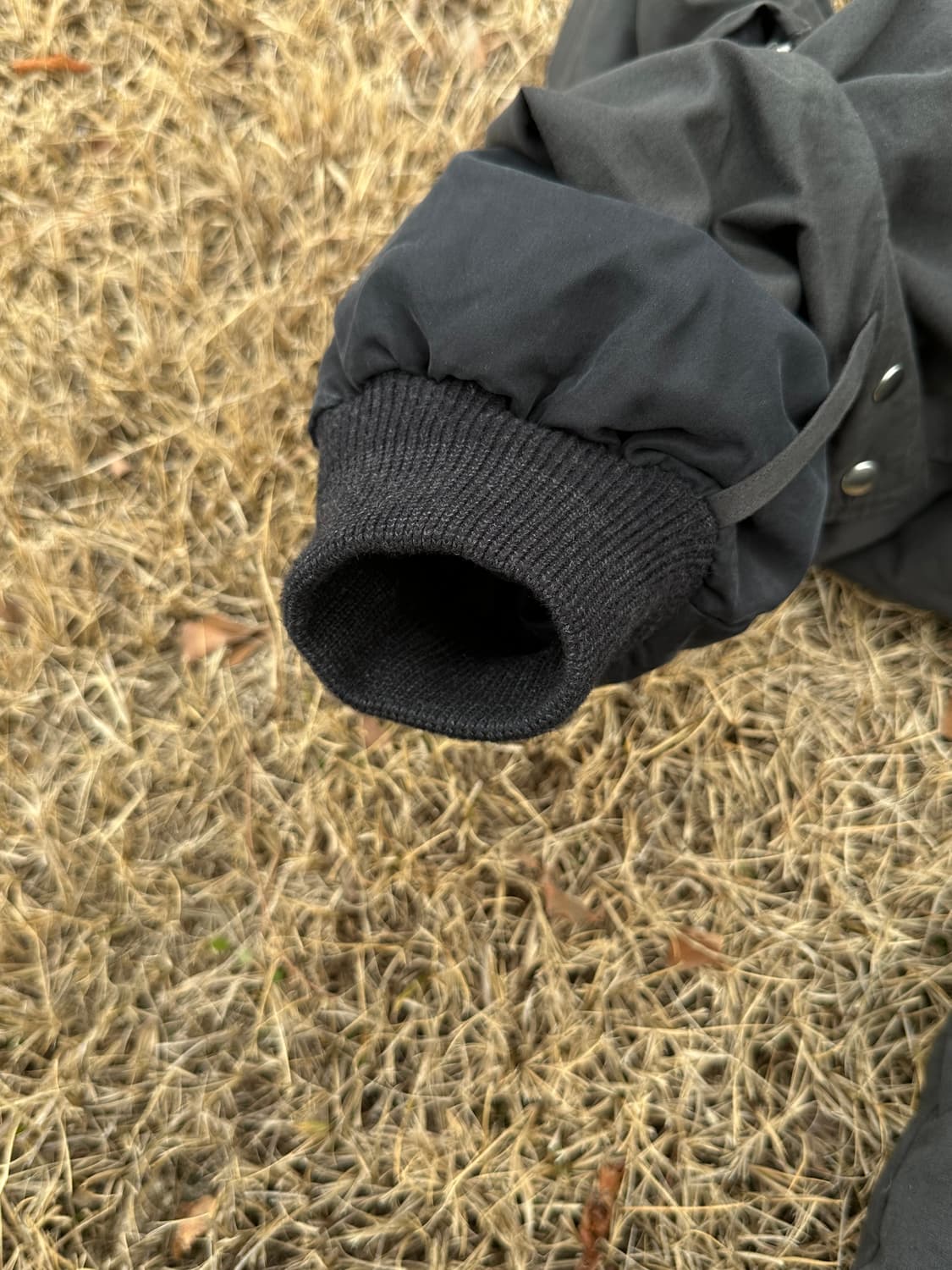 42오늘만 택포85만)23fw올드조 알파인 파티나 다운코트 그라파이트 상품이미지4