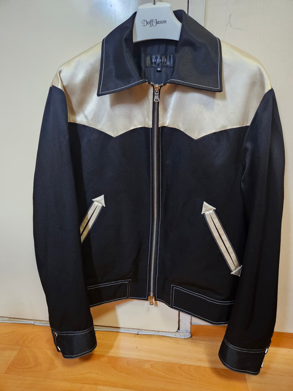 100 L) 세비지 SAVAGE 웨스턴 사틴 블루종 Western sat 상품이미지2