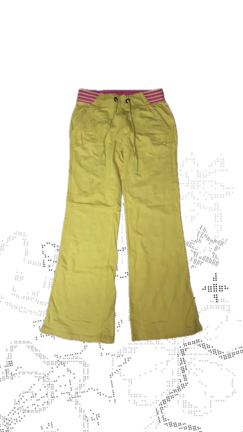 Y2k 레어 디자인 옐로우 셋업 상품이미지8