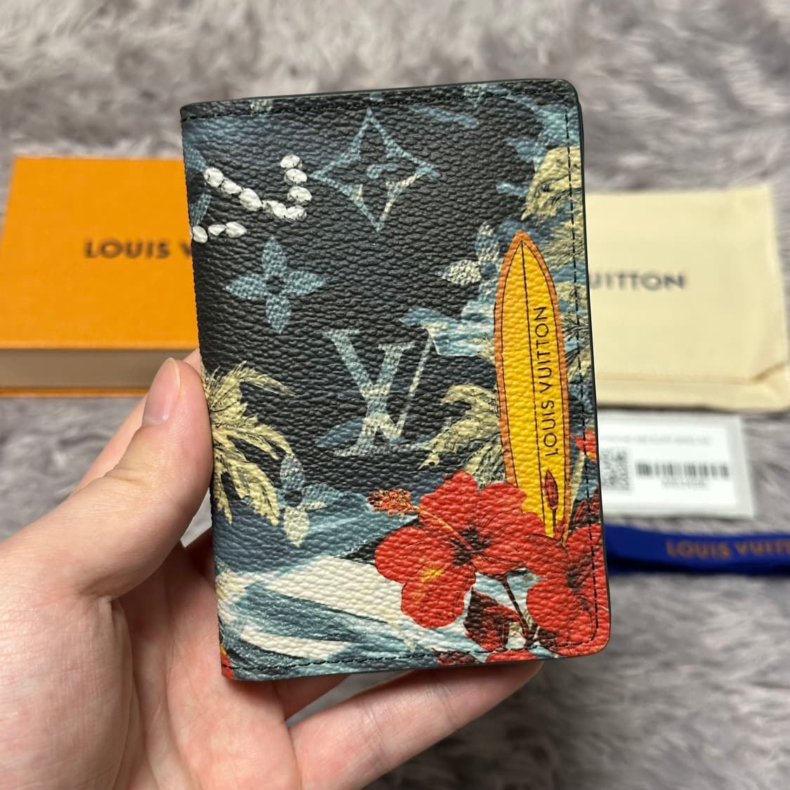 [풀구성] 루이비통 이클립스 서핑 오거나이저 카드지갑 네이비 상품이미지1