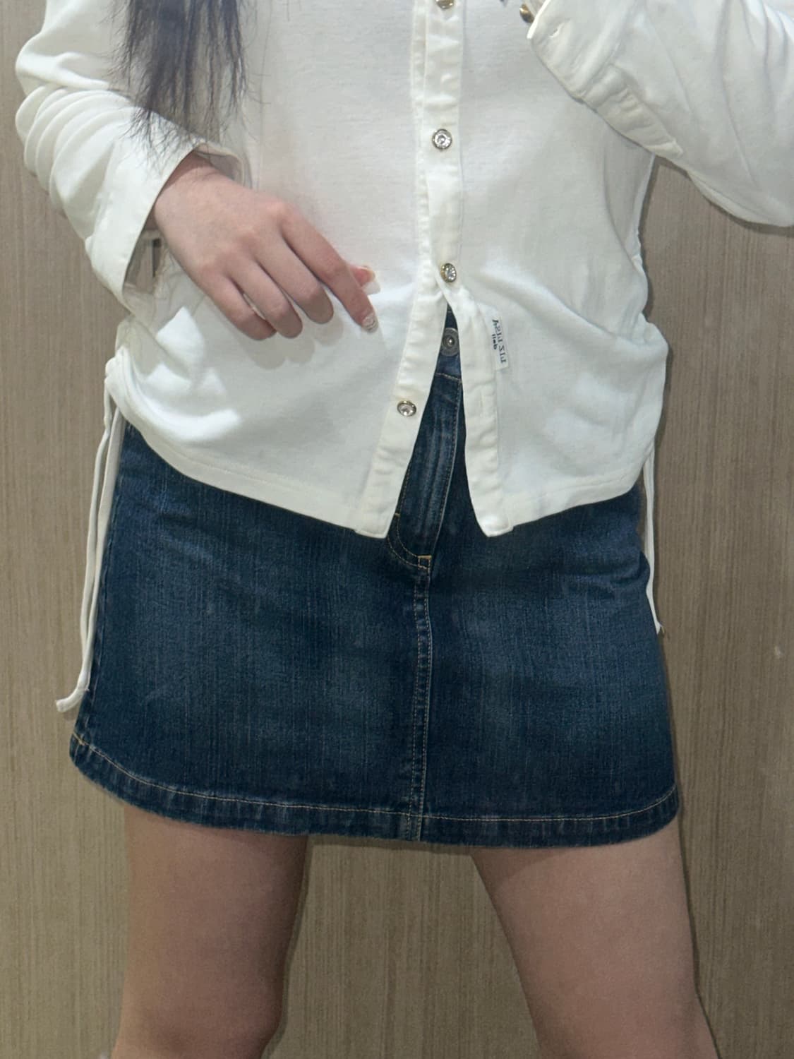 Y2K 타미 힐피거 청치마 상품이미지2